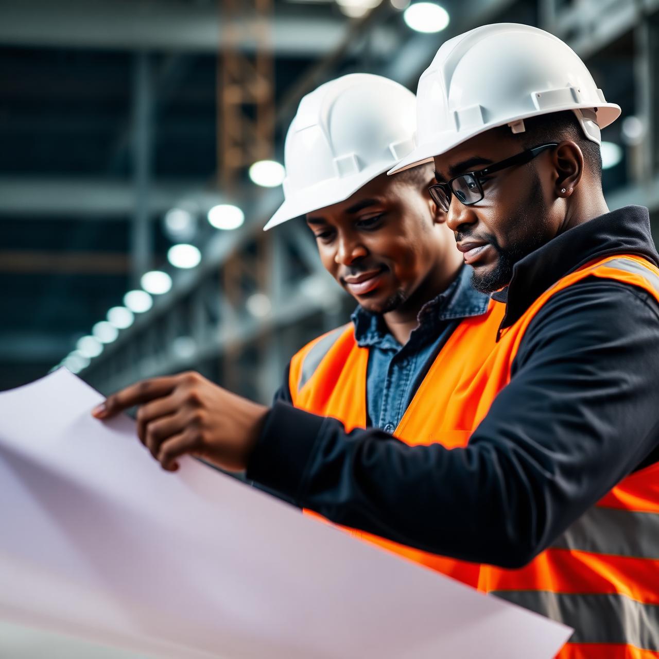 Équipe ENTREPRISE AMY sur un chantier à Abidjan